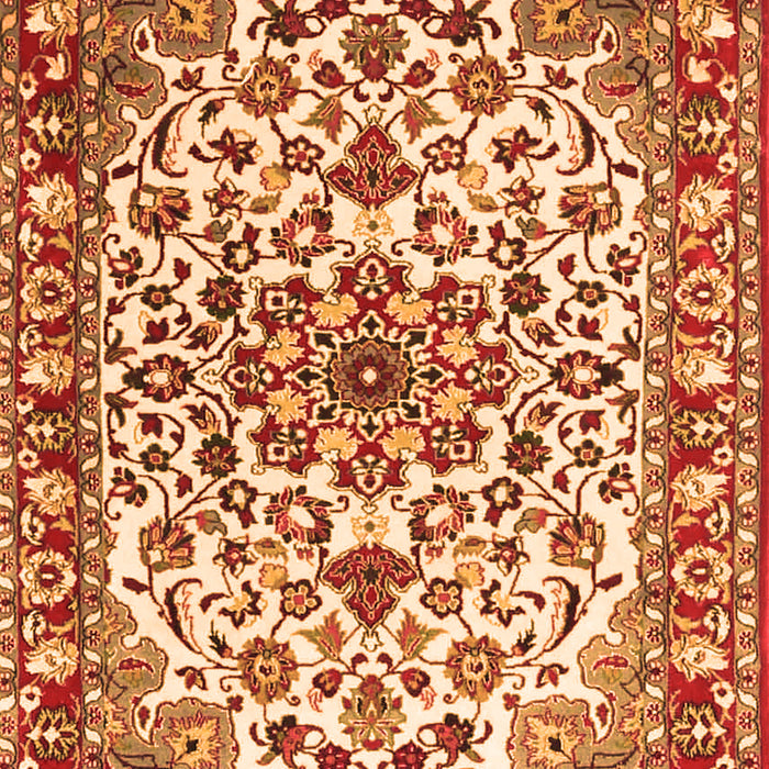 Medallion Orange Traditional Rug, tr4749org