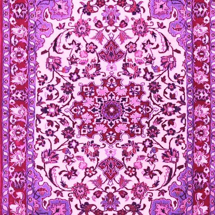 Medallion Pink Traditional Rug, tr4749pnk