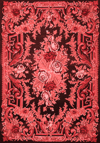 Medallion Red French Rug, tr474red