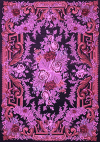 Medallion Purple French Rug, tr474pur