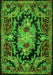 Medallion Green French Rug, tr474grn