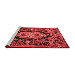French Red Washable Rugs