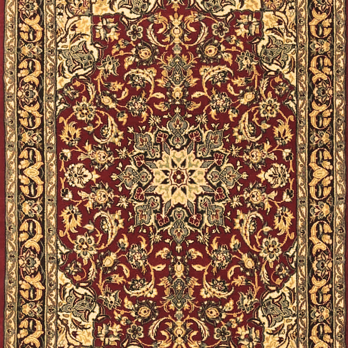 Machine Washable Oriental Brown Traditional Rug, wshtr4750brn