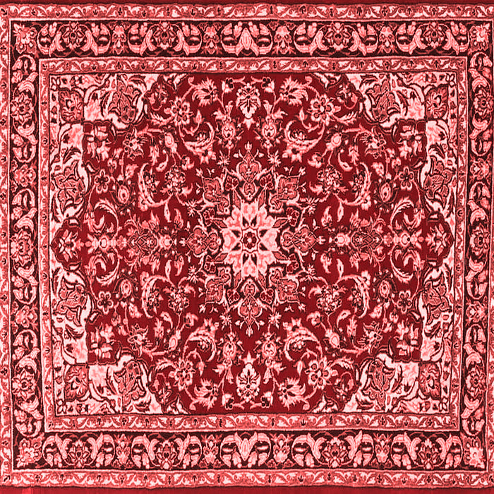 Machine Washable Oriental Red Traditional Rug, wshtr4750red