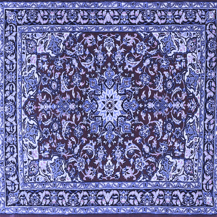 Square Oriental Blue Traditional Rug, tr4750blu