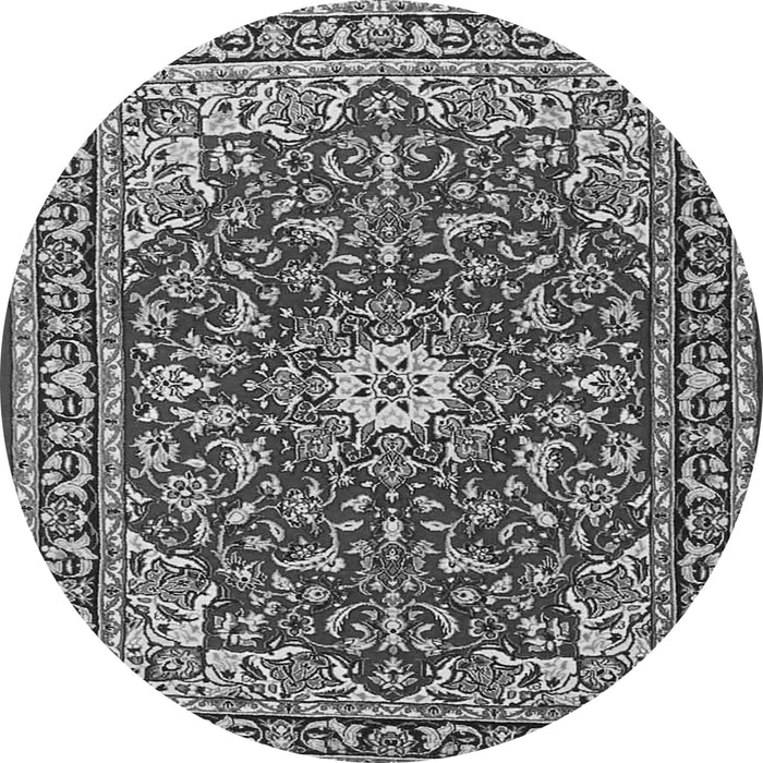 Square Oriental Gray Traditional Rug, tr4750gry