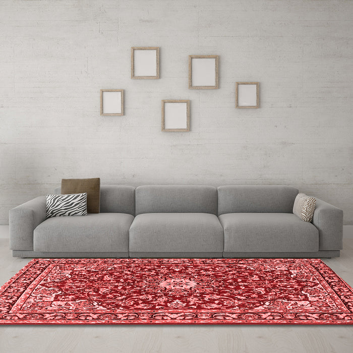 Traditional Red Washable Rugs