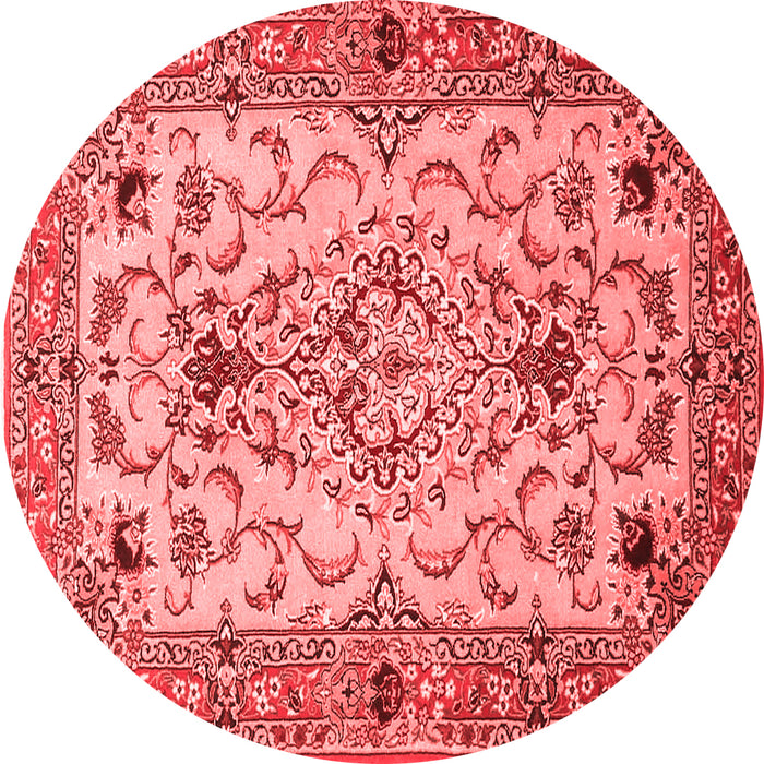 Medallion Red Traditional Rug, tr4751red
