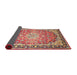 Sideview of Traditional Fire Brick Red Oriental Rug, tr4752