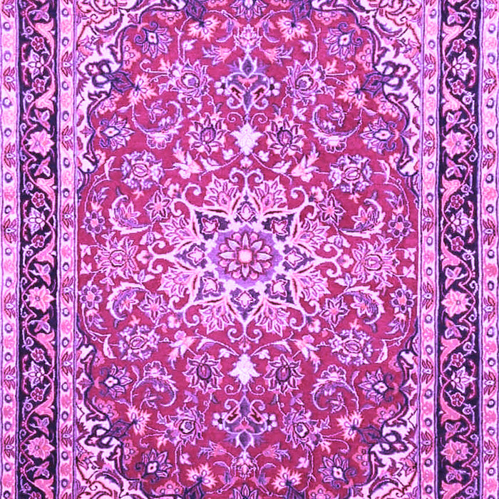 Machine Washable Oriental Purple Traditional Area Rugs, wshtr4752pur
