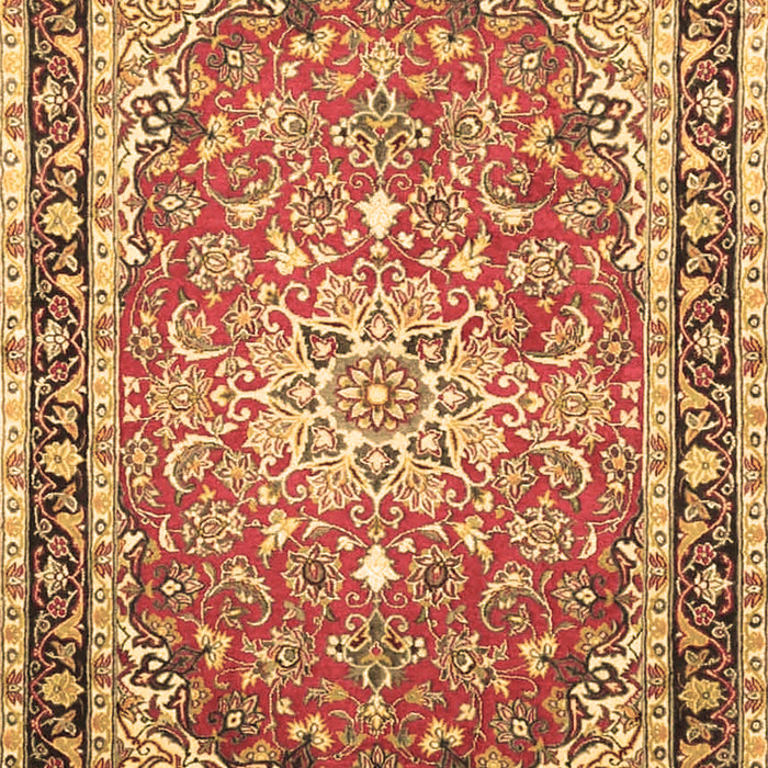 Machine Washable Oriental Brown Traditional Rug, wshtr4752brn