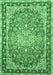 Oriental Emerald Green Traditional Rug, tr4752emgrn