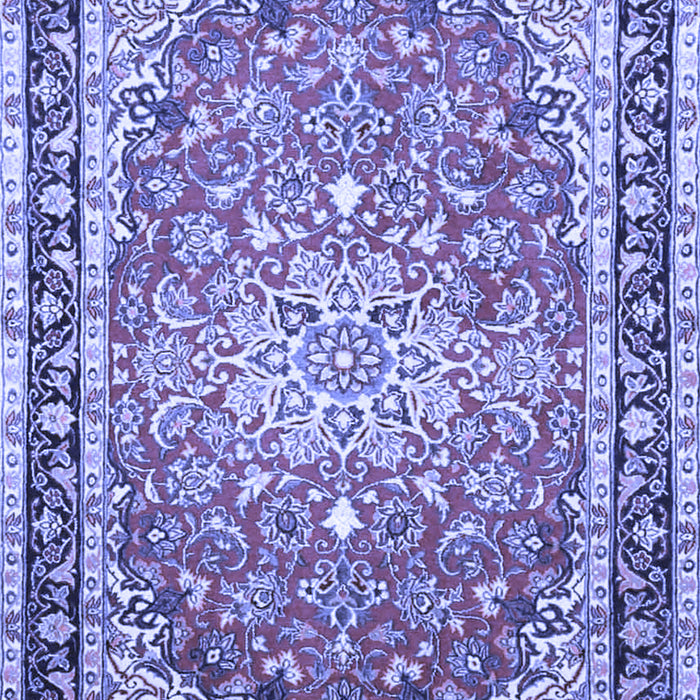 Oriental Blue Traditional Rug, tr4752blu