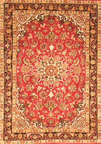 Oriental Orange Traditional Rug, tr4752org