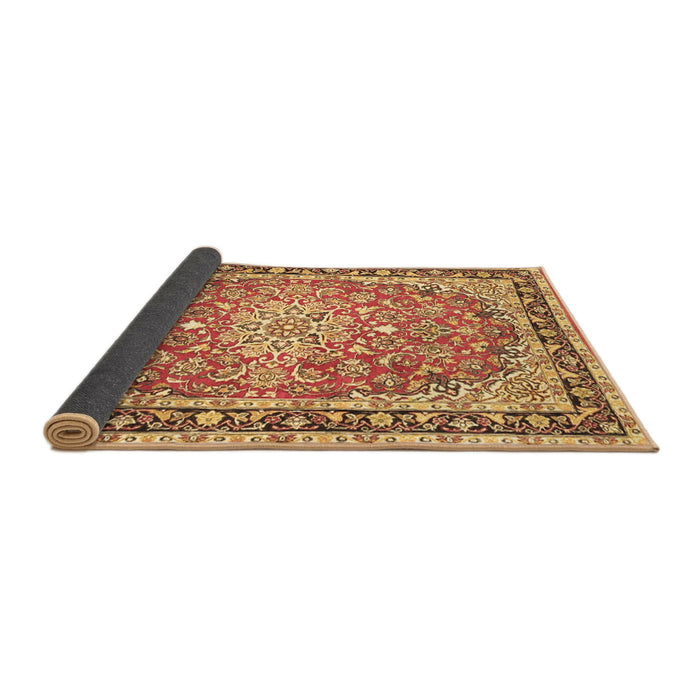 Sideview of Oriental Brown Traditional Rug, tr4752brn