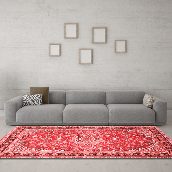 Traditional Red Washable Rugs