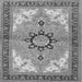 Serging Thickness of Medallion Gray Traditional Rug, tr4753gry