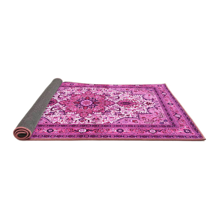Sideview of Persian Pink Traditional Rug, tr4754pnk