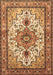 Machine Washable Persian Brown Traditional Rug, wshtr4754brn