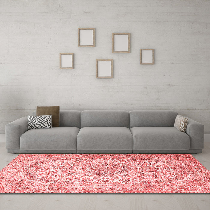 Traditional Red Washable Rugs