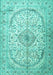Persian Turquoise Traditional Rug, tr4755turq