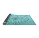 Sideview of Persian Light Blue Traditional Rug, tr4755lblu