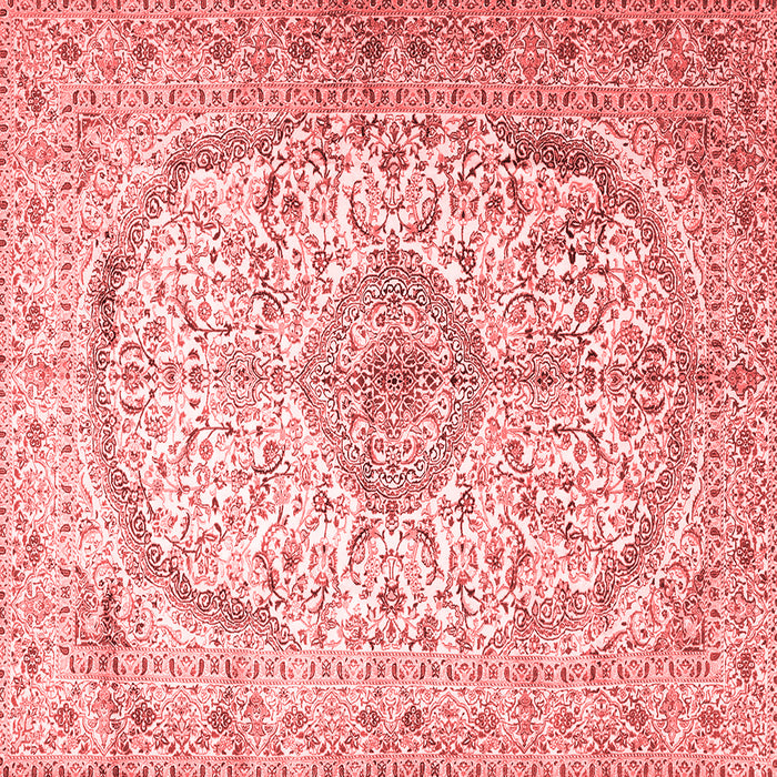 Machine Washable Persian Red Traditional Rug, wshtr4755red