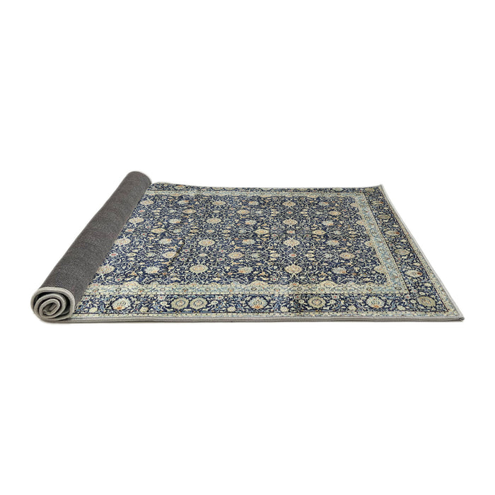 Sideview of Traditional Gray Persian Rug, tr4756