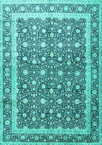 Persian Turquoise Traditional Rug, tr4756turq