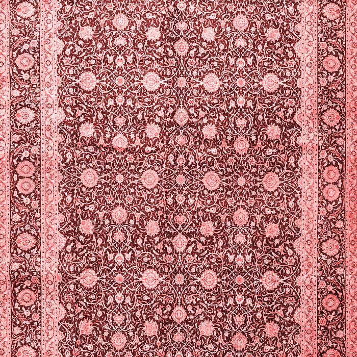 Machine Washable Persian Red Traditional Rug, wshtr4756red