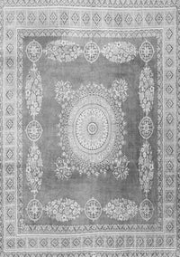 Medallion Gray Traditional Rug, tr4757gry