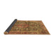 Sideview of Medallion Brown Traditional Rug, tr4758brn