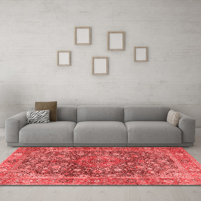 Traditional Red Washable Rugs