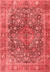 Medallion Red Traditional Rug, tr4758red