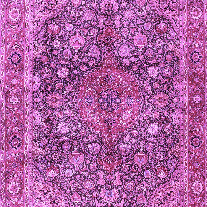 Medallion Purple Traditional Rug, tr4758pur
