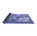 Sideview of Animal Blue Traditional Rug, tr4759blu