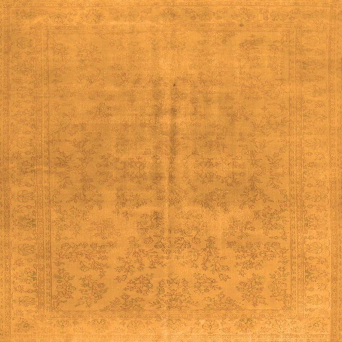 Serging Thickness of Persian Orange Traditional Rug, tr475org