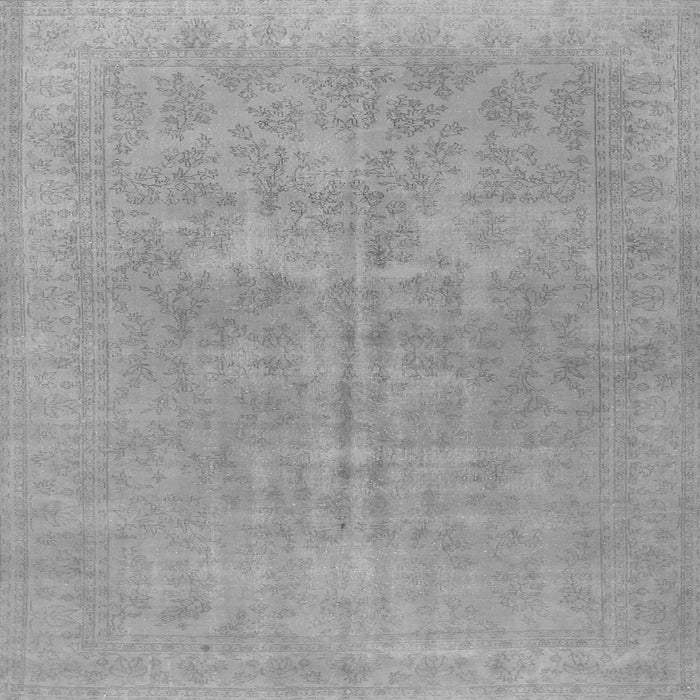 Serging Thickness of Persian Gray Traditional Rug, tr475gry