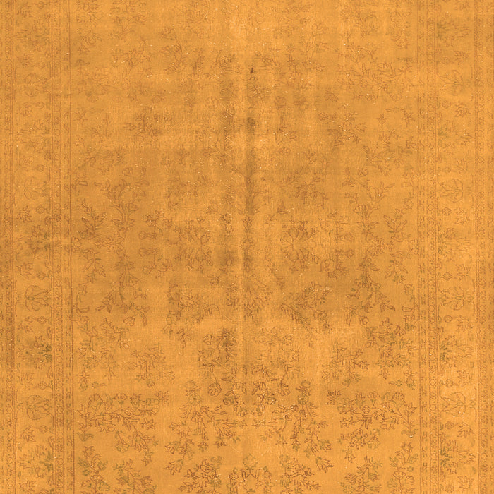 Serging Thickness of Machine Washable Persian Orange Traditional Area Rugs, wshtr475org