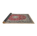 Sideview of Traditional Chestnut Brown Medallion Rug, tr4761