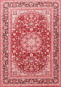 Medallion Red Traditional Rug, tr4761red