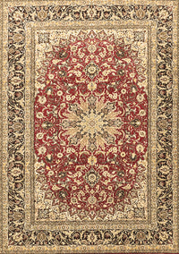 Medallion Brown Traditional Rug, tr4761brn