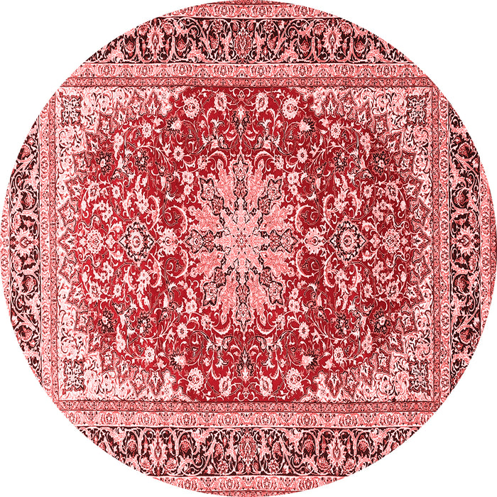 Medallion Red Traditional Rug, tr4761red