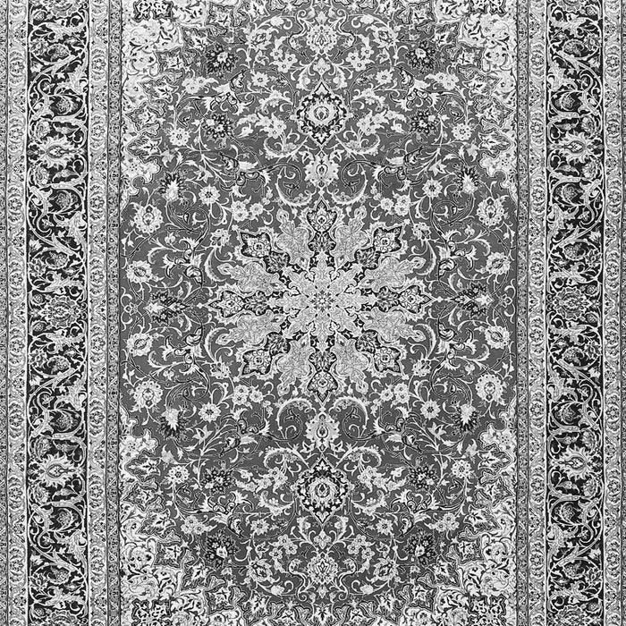 Medallion Gray Traditional Rug, tr4761gry