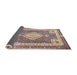 Sideview of Traditional Brown Medallion Rug, tr4762