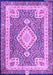 Medallion Purple Traditional Rug, tr4762pur