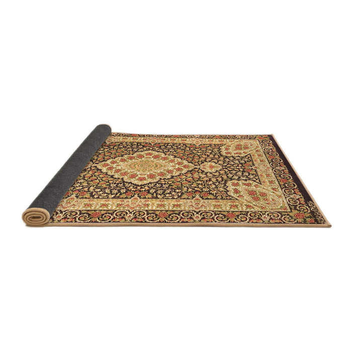 Sideview of Medallion Brown Traditional Rug, tr4762brn