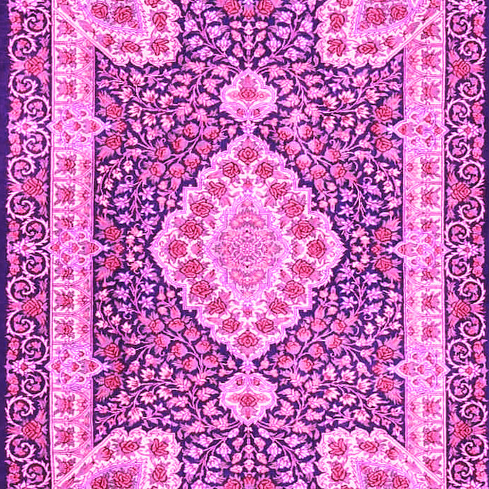 Medallion Pink Traditional Rug, tr4762pnk