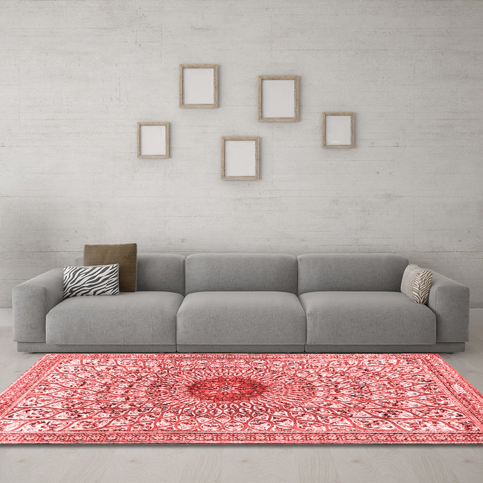 Traditional Red Washable Rugs