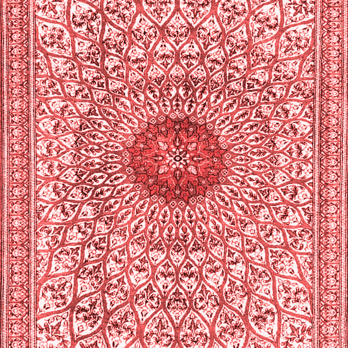 Medallion Red Traditional Area Rugs